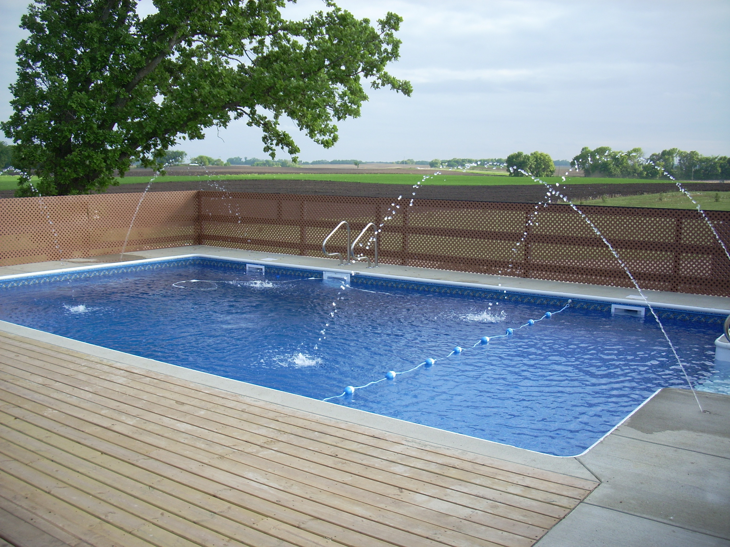Inground Swimming Pool installed by TC Pools