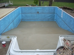 TC Pools Full 8' deep-end with no hopper walls